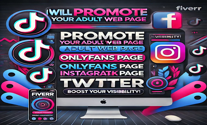 Gig Preview - Promote your ault web page, onlyfans page, fansly on tiktok, instagram, twitter