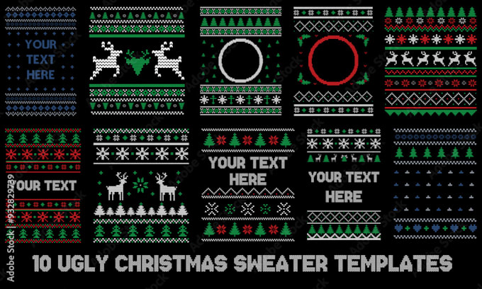 Gig Preview - Create custom ugly christmas sweater and t shirt designs for the holidays