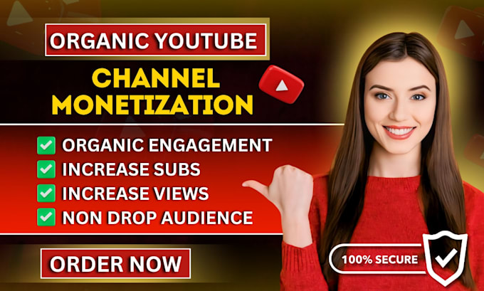 Gig Preview - Do fast channel and video promotion for youtube monetization