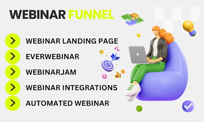 Bestseller - everwebinar,webinarjam webinar funnel,with email automations on clickfunnel,ghl