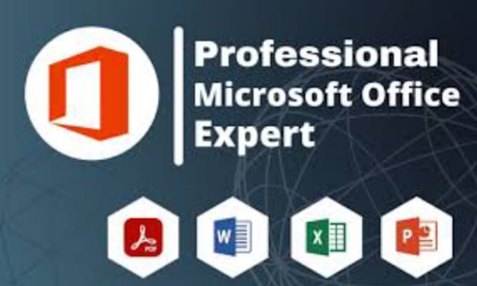 Gig Preview - Professional in ms office excel,word,powerpoint