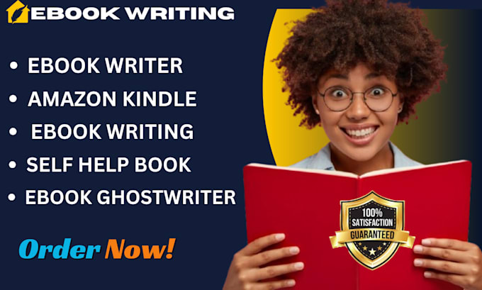 Gig Preview - Be your ebook ghostwriter non fiction ebook writer self help amazon kindle write