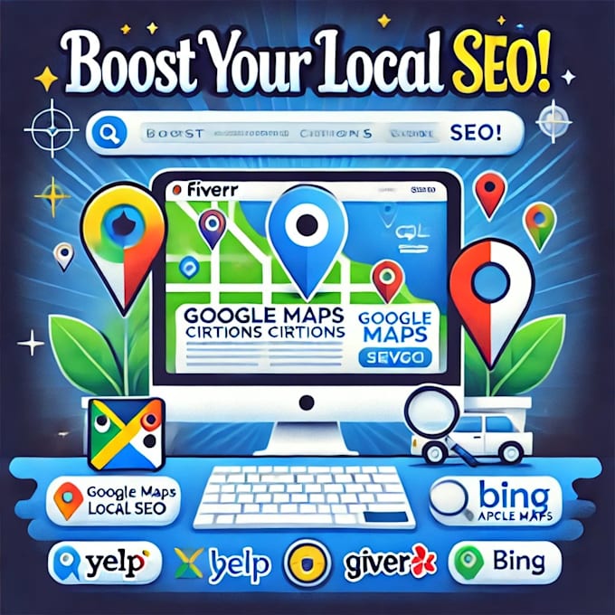 Gig Preview - Boost your local SEO with expert google maps