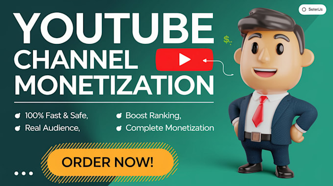 Gig Preview - Do superfast USA youtube promotion, channel management, growth and monetization