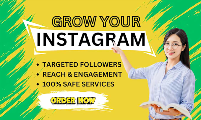 Gig Preview - Grow your instagram naturally with real followers and engagement