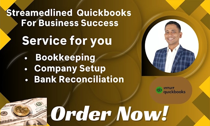 Bestseller - setup, do bookkeeping and bank reconciliation in quickbooks