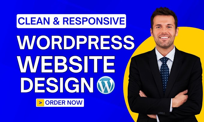 Gig Preview - Build clean and responsive wordpress website design using elementor pro