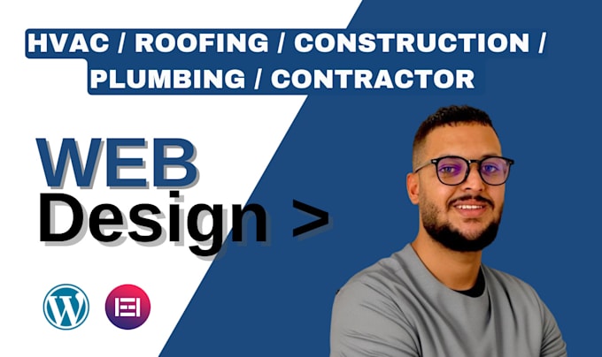 Gig Preview - Design hvac, roofing, plumbing, construction, contractor website