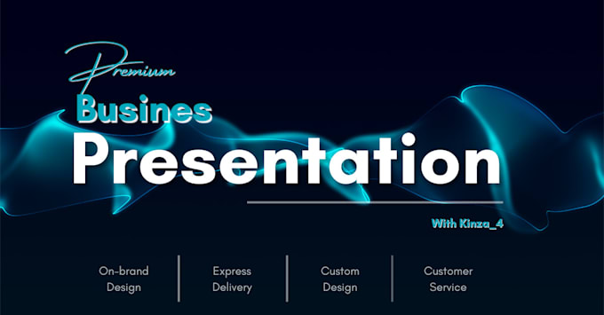 Gig Preview - Design a premium business powerpoint presentation