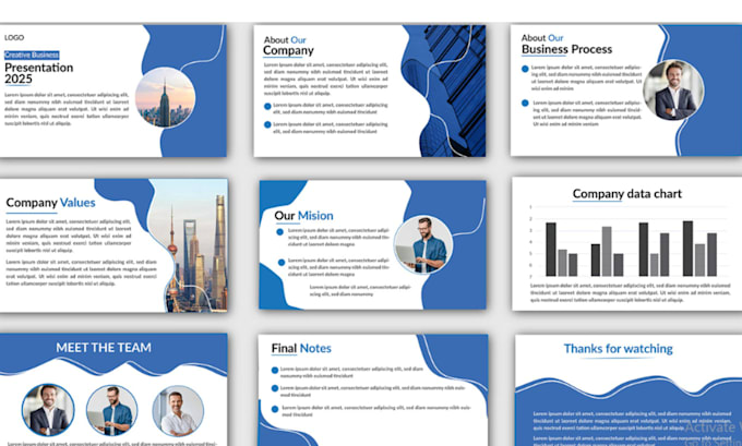 Bestseller - do powerpoint presentation, investor pitch deck design, and prezi presentation