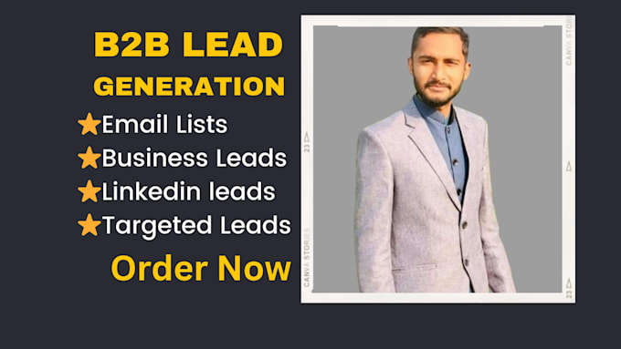 Gig Preview - Do b2b lead generation for your business