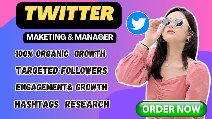 Gig Preview - Do expert twitter promotion marketing for increased engagement and follower