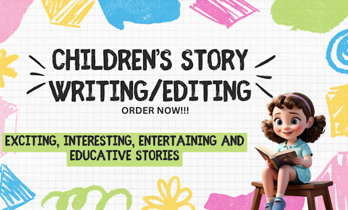 Bestseller - write and edit your children story children book kids book developmental edit