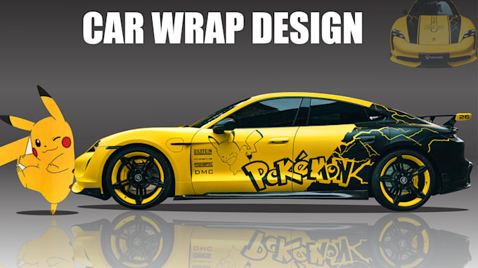 Gig Preview - Do undefined car wrap and vehicle wrap