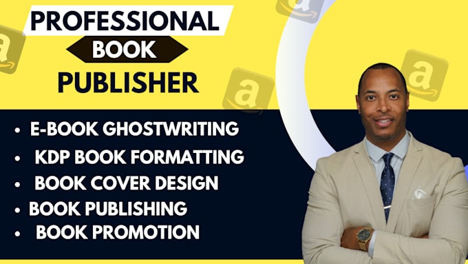 Gig Preview - Do amazon KDP book publishing ebook ghostwriter book promotion book formatting