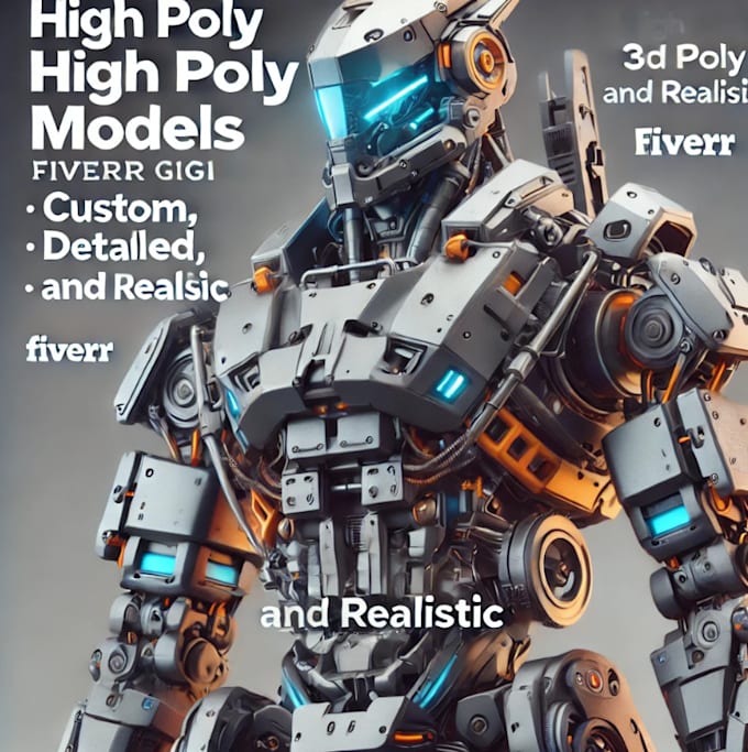 Gig Preview - Create detailed high quality 3d high poly models