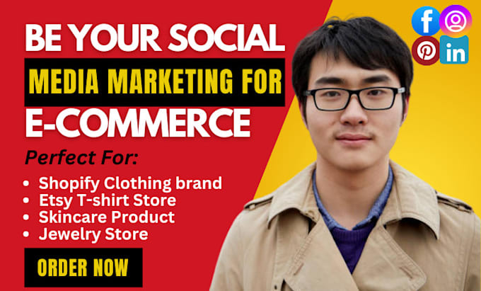 Gig Preview - Be your social media marketing for clothing store brand tshirt and skincare shop