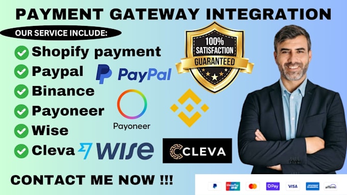 Gig Preview - Integrate fully verified wise,paypal,payment gateway into your website