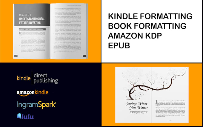 Gig Preview - Paperback formatting for amazon KDP, poetry book design