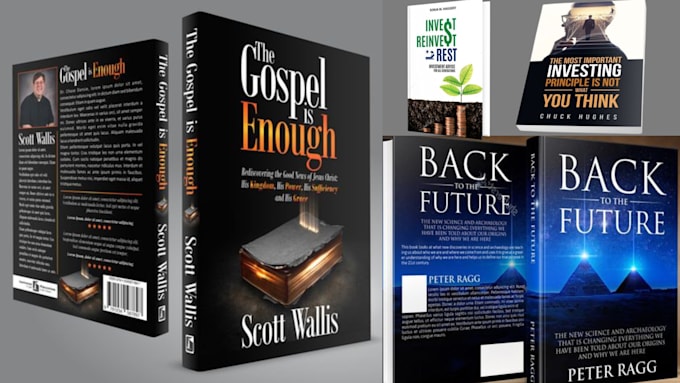 Gig Preview - Do professional book cover design, ebook cover design, KDP book cover