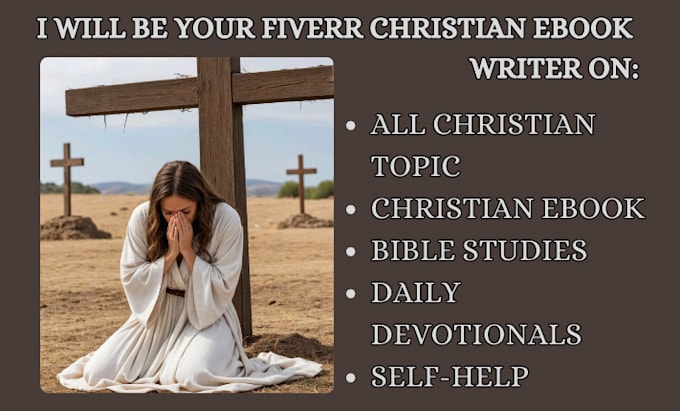 Gig Preview - Be christian book writer christian video scriptwriter daily devotional prayer