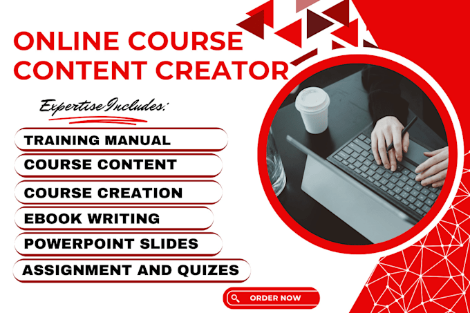 Gig Preview - Create powerpoint presentation online course content training manual creation