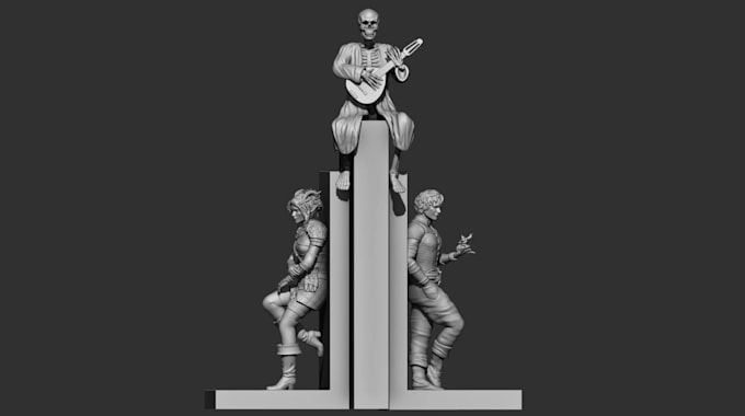 Gig Preview - Sculpt 3d character model, statues, custom models, 3d miniature for 3d printing