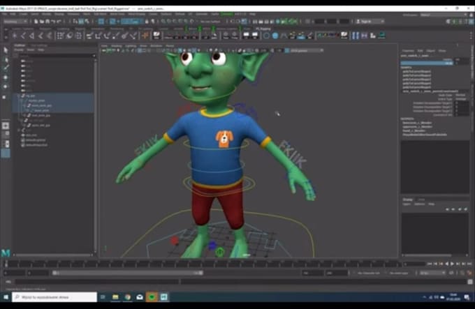 Gig Preview - Do professional 3d rigging in blender and maya