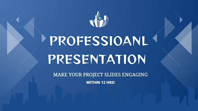 Gig Preview - Design quick professional slides with visual enhancement