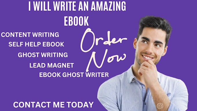 Gig Preview - Write ghostwriting services for ebooks, non fiction, lead magnets and fiction