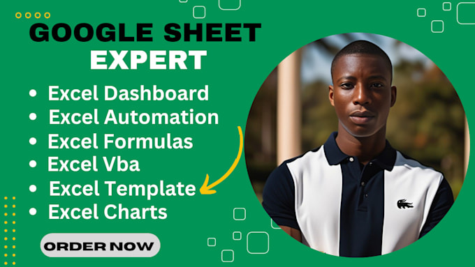 Gig Preview - Do google sheets excel spreadsheet setup custom excel vba macros excel automatio