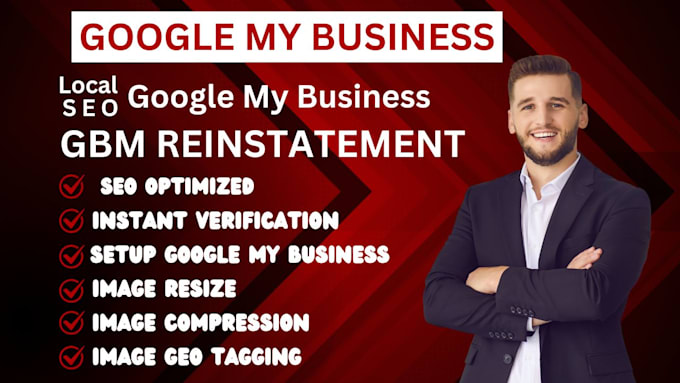 Gig Preview - Do google my business optimization for local seo , citations reinstate gmb