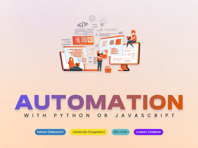 Gig Preview - Build web scraper with octoparse,python,api,selenium,web automation,app bot,vba