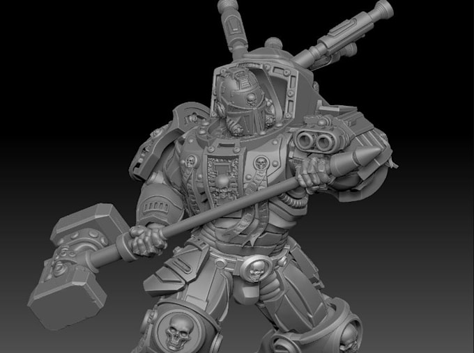 Gig Preview - Make 3d custom miniature for ttrpg wargame,dnd tabletop 3d figures stl 3d design