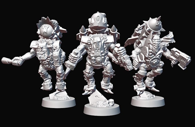 Gig Preview - Do warhammer 40k miniature, warhammer terrain, figures , costume for 3d printing