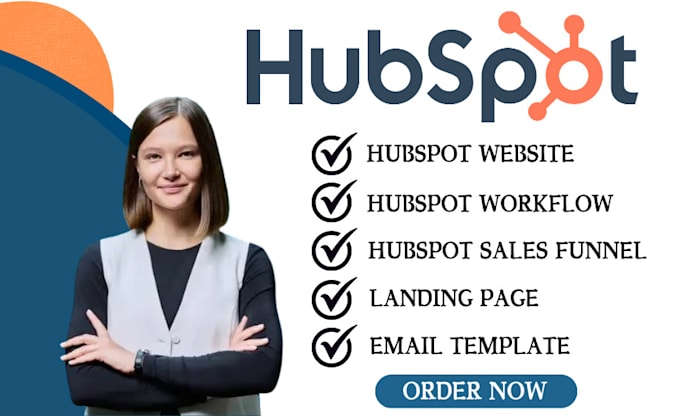 Gig Preview - Do  hubspot landing page hubspot crm hubspot va monday hubspot workflow