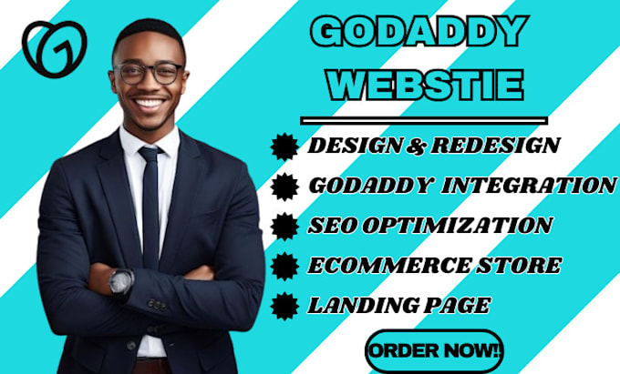 Gig Preview - Redesign godaddy website design godaddy website godaddy website