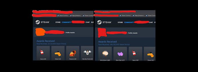 Bestseller - give you steam awards you will get steam points