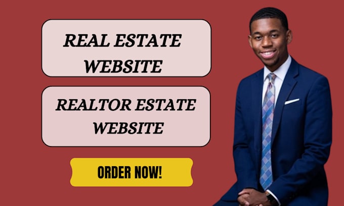 Gig Preview - Design real estate website realtor website real estate website