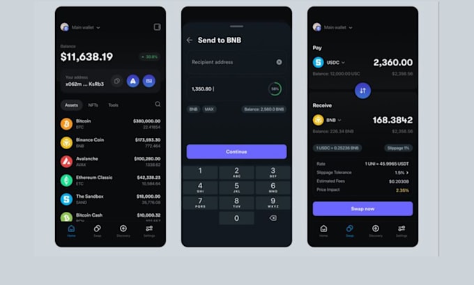 Bestseller - develop crypto wallet app binance app trust wallet app crypto wallet btc app