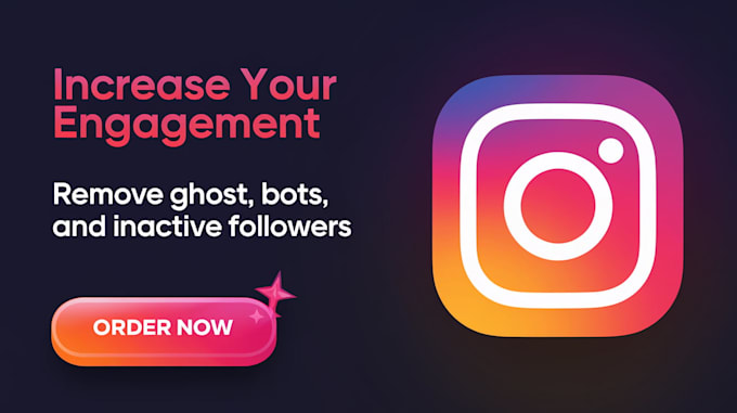 Gig Preview - Safely remove instagram ghost , bots and fake followers manually