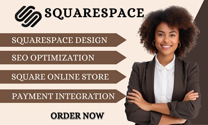 Gig Preview - Build square website square online store squarespace website square redesign