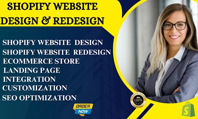 Gig Preview - Redesign shopify website design shopify website redesign shopify store design