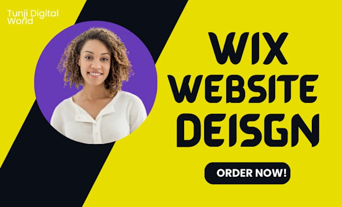 Gig Preview - Design or redesign wix website for blog, wix portfolio or ecommerce wix website