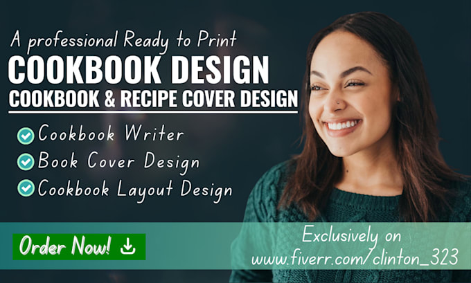 Gig Preview - Be your cookbook writer ebook editor book publishing amazon kdp book formatting