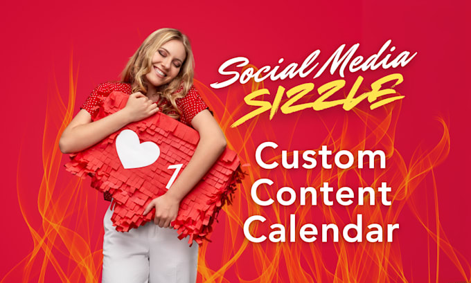 Gig Preview - Ignite your social media with a custom content calendar