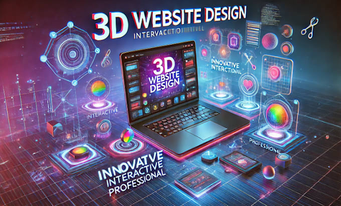 Gig Preview - Design a stunning webflow websites and 3d website