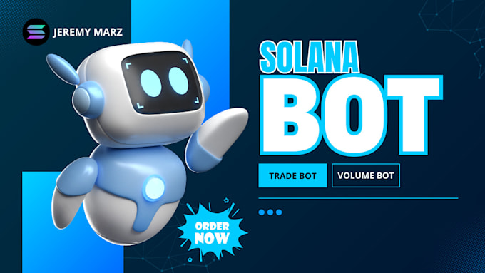 Gig Preview - Create solana volume bot, trading bot for solana raydium, dexscreener arbitrage