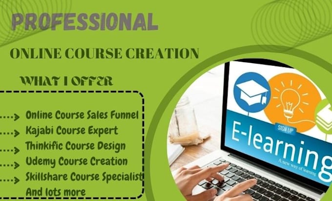 Gig Preview - Edit or create video course content  online course workbook and training manual