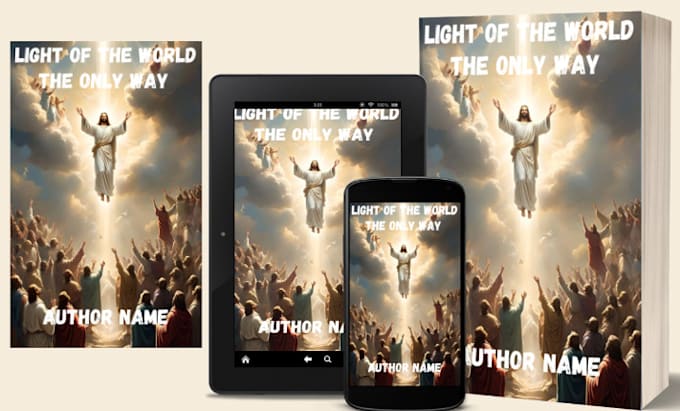 Gig Preview - Design christian book cover, paperback book cover design